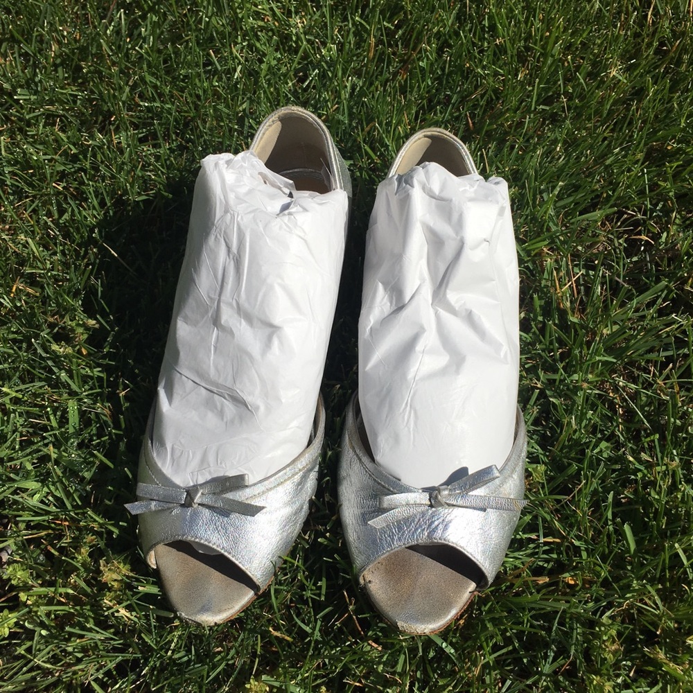 Authentic Prada Open Toe Ballet Flats